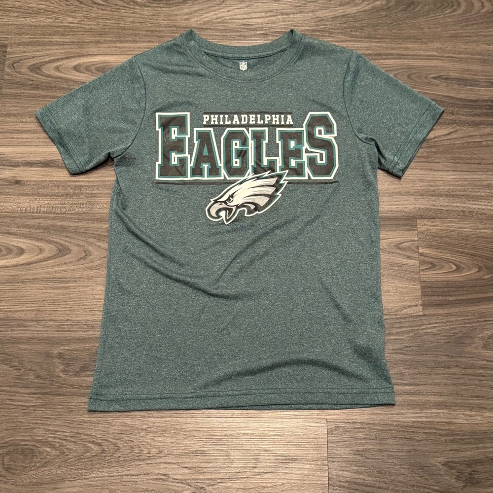 Philadelphia Eagles NFL Team Apparel T Shirt Logo Green Women’s Medium - Picture 1 of 7